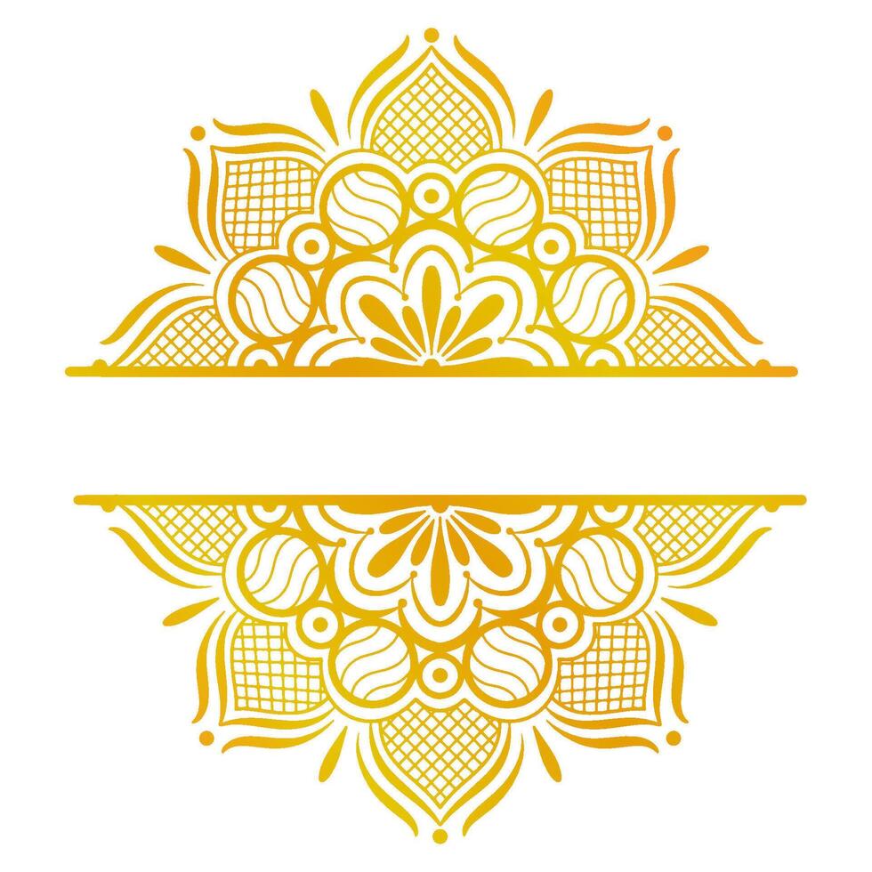 Luxus islamisch Mandala Design vektor