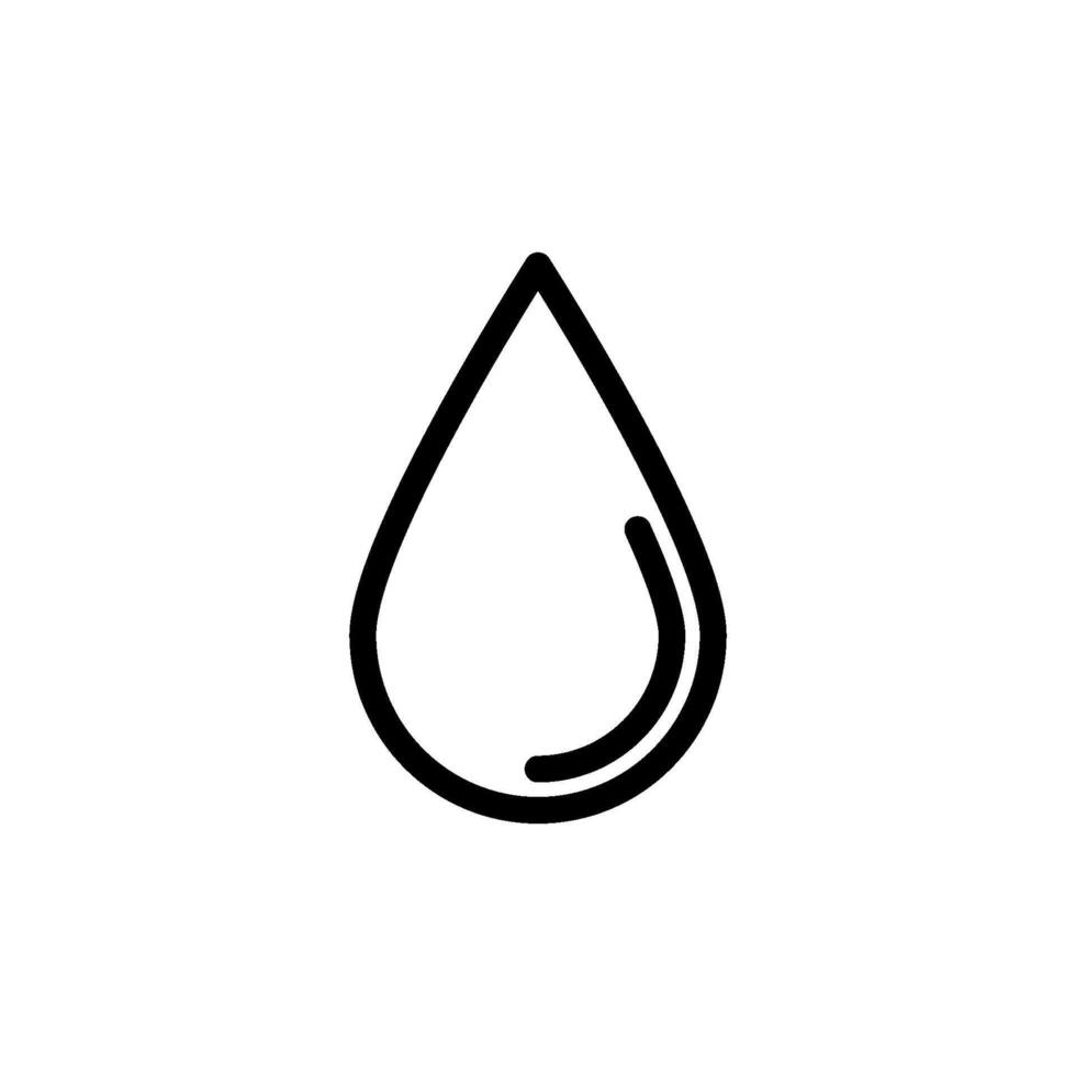 Wasser fallen Symbol Vektor Design Vorlage