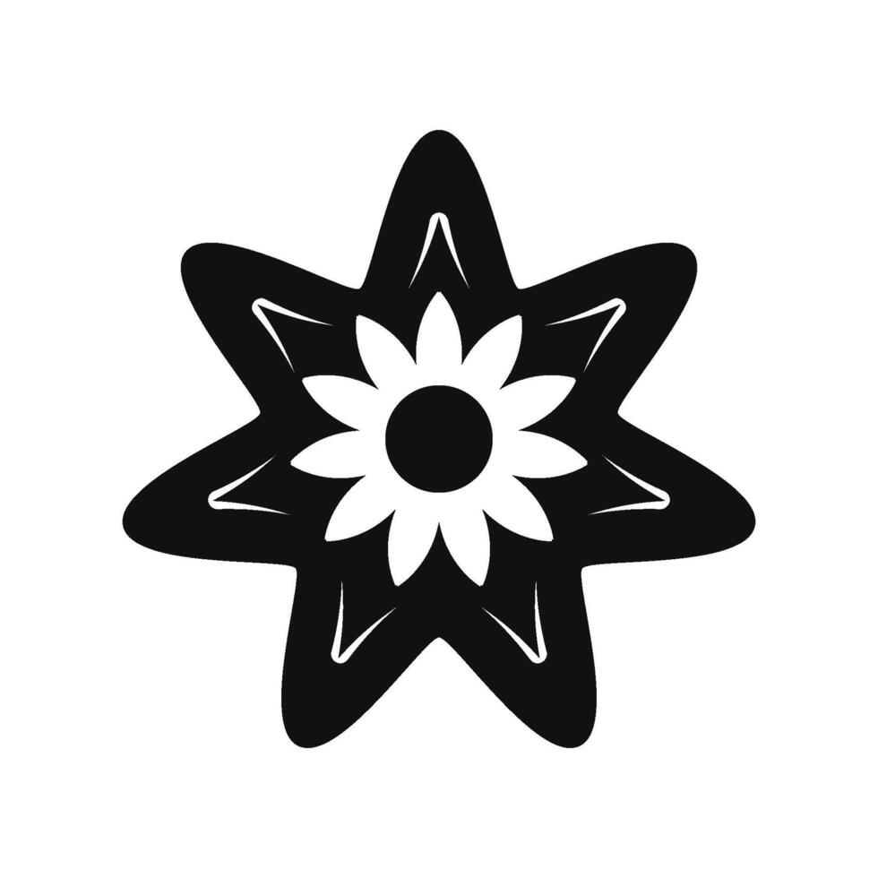 Blume Symbol Vektor Design Vorlagen