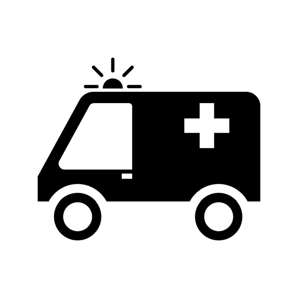 Krankenwagen Symbol Vektor Design Vorlage