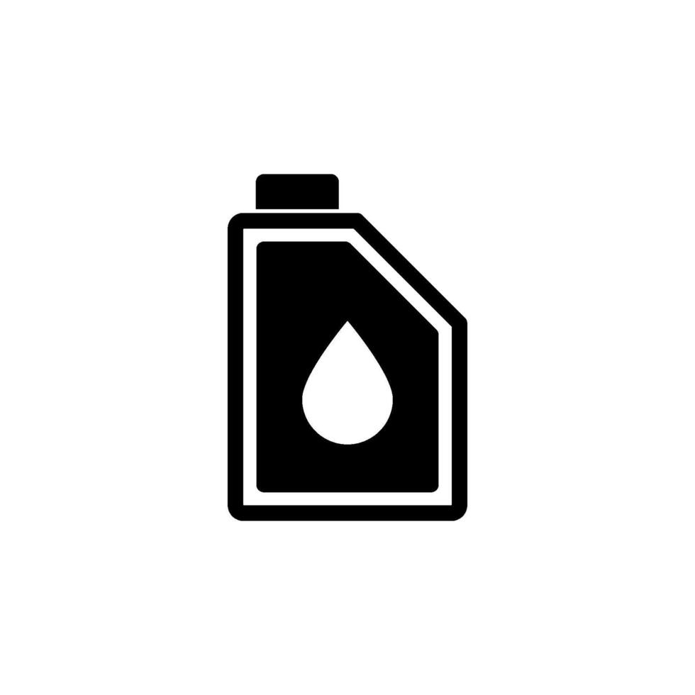 Flasche Motor Öl Symbol Vektor Design Vorlage
