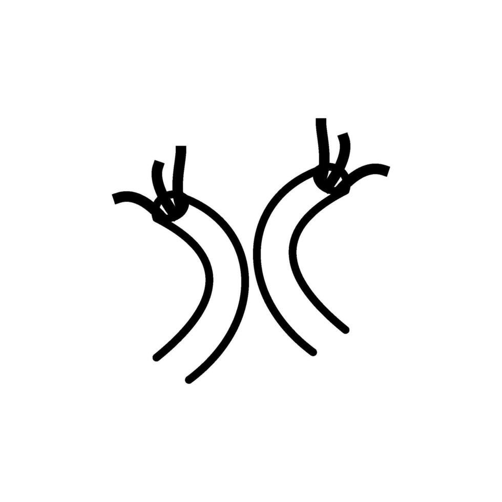 Draht Kabel Symbol Vektor Design Vorlagen