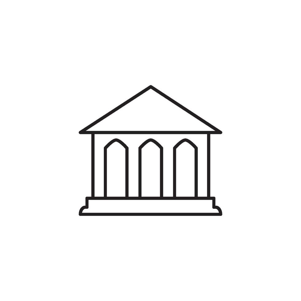 Bank Symbol Vektor Design Vorlage