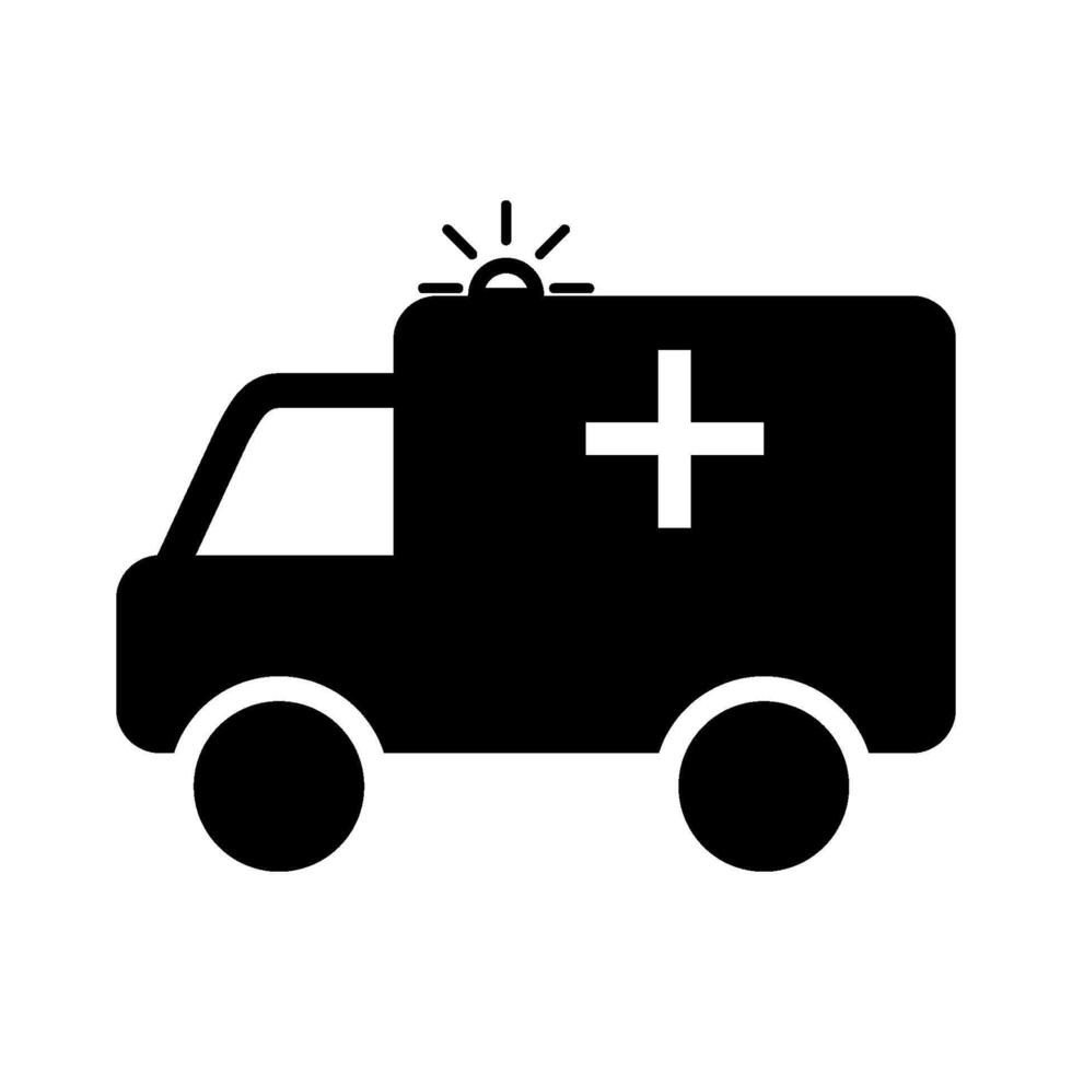 Krankenwagen Symbol Vektor Design Vorlage