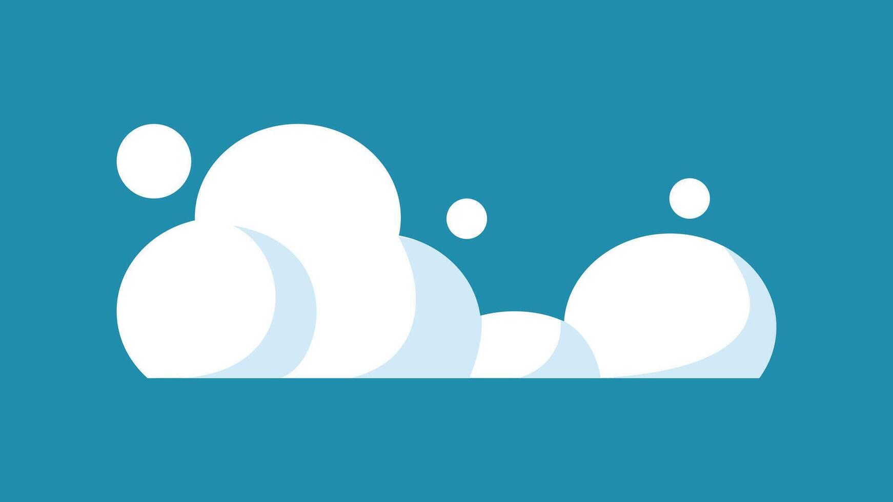 Wolke. Wolke Symbol isoliert auf Hintergrund. Vektor