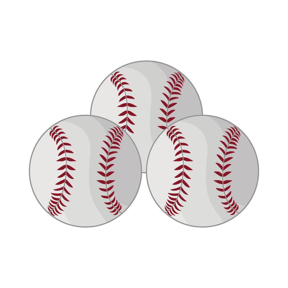 illustration av baseboll boll vektor