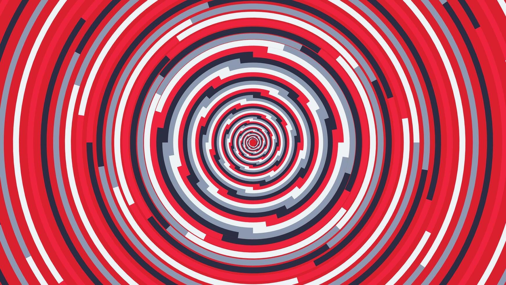 abstrakt spiral prickad brådskande karaktär runda bakgrund. vektor