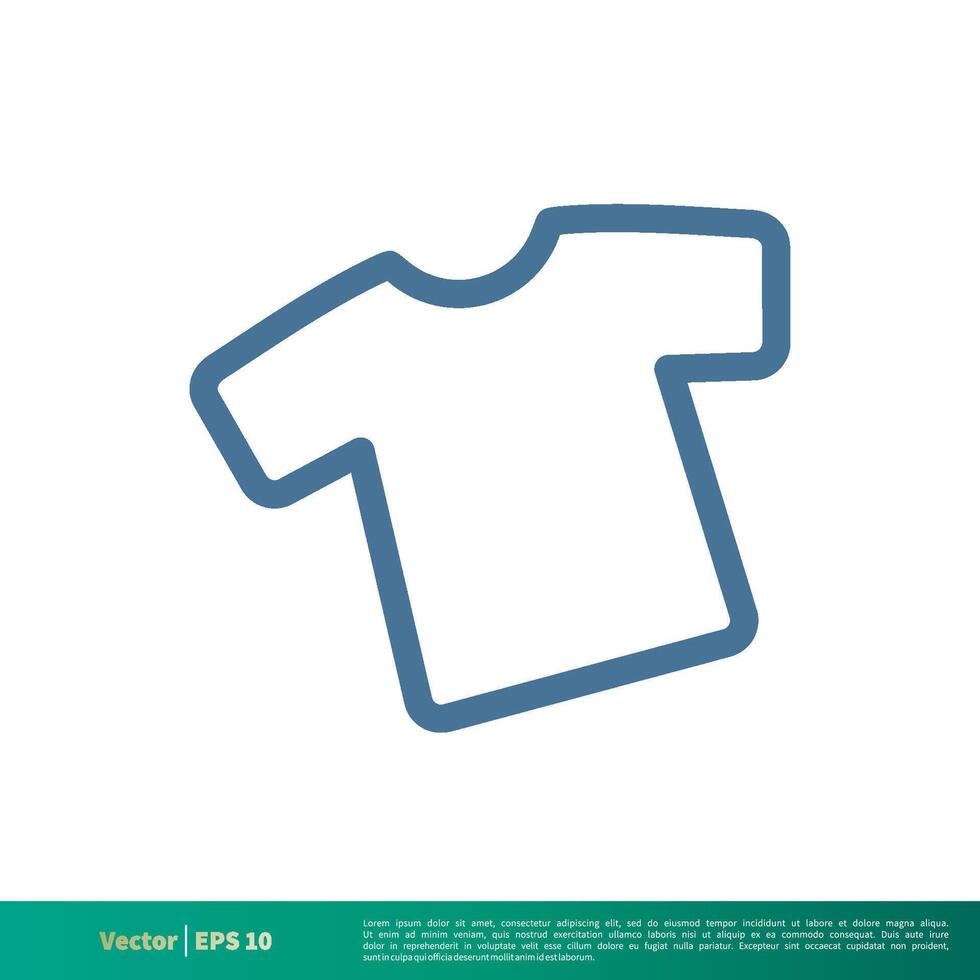 T-Shirt Wäsche Symbol Vektor Logo Vorlage Illustration Design. Vektor eps 10.