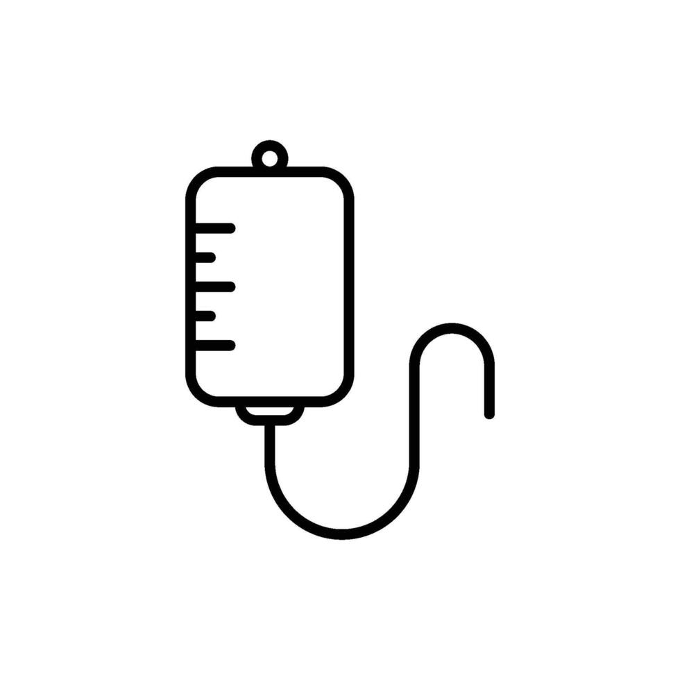 iv Tasche medizinisch Symbol Vektor Logo Vorlage
