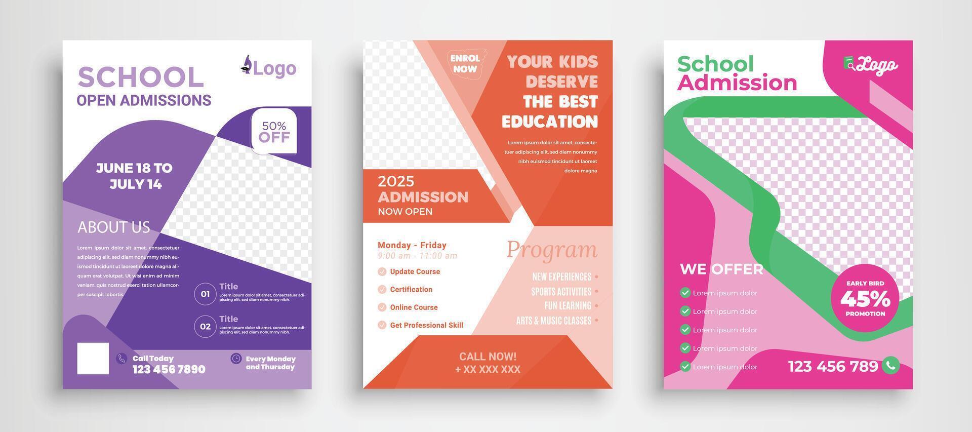 Bildung Buch Startseite Design Vorlage im a4. können Sein anpassen zu Broschüre, jährlich Bericht, Zeitschrift, Poster, Geschäft Präsentation vektor