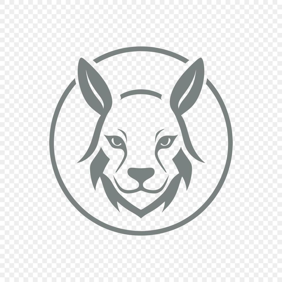 Luchs Kopf Symbol Illustration. wild Katze Tier Kopf Symbol. Tier Logo Vektor. vektor