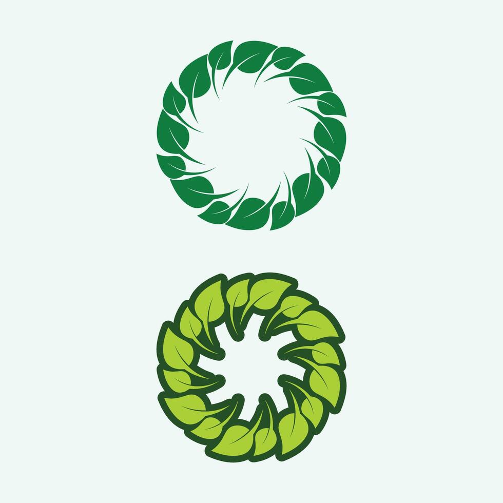 leaf logo design vektor för natur symbol mall redigerbara, gröna blad logotyp ekologi natur element vektor ikon.