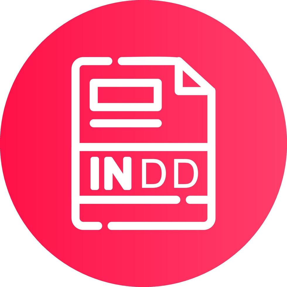 indd kreativ Symbol Design vektor