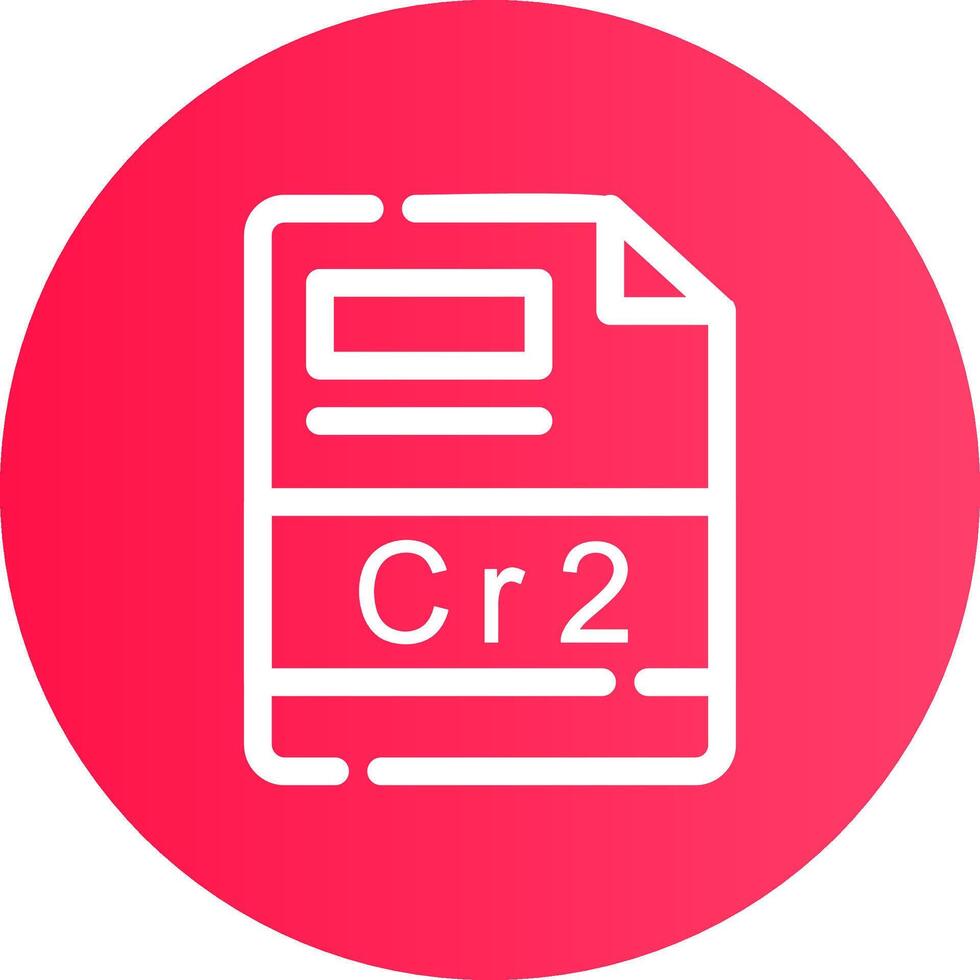 cr2 kreativ ikon design vektor