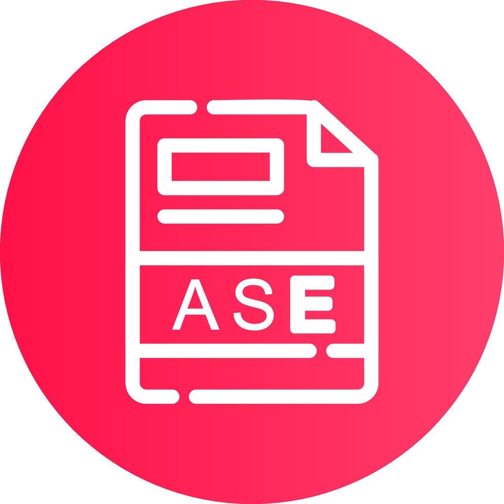 ase kreativ Symbol Design vektor