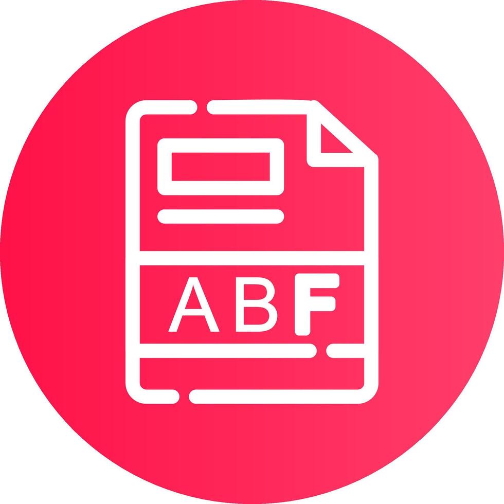 abf kreativ Symbol Design vektor