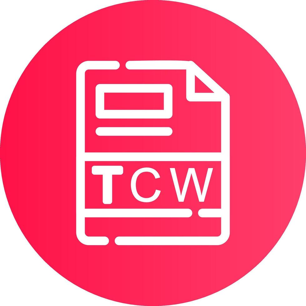 tcw kreativ Symbol Design vektor