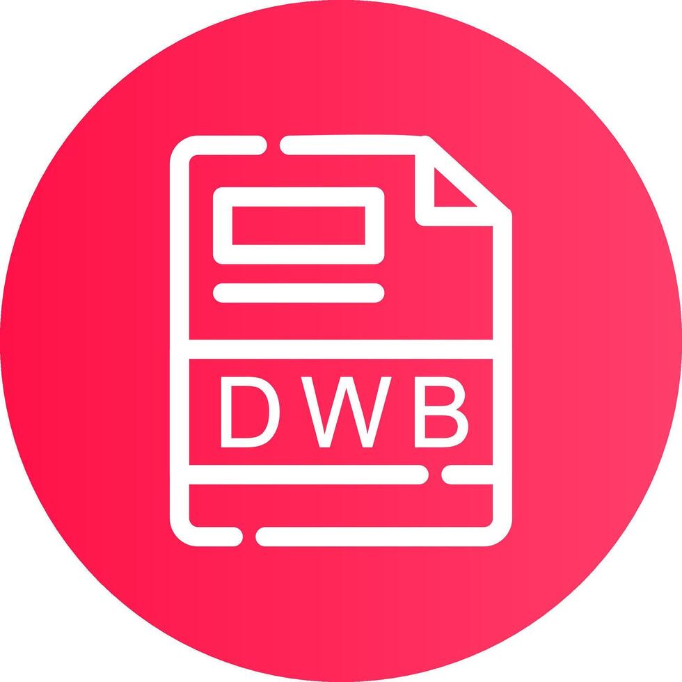 dwb kreativ Symbol Design vektor