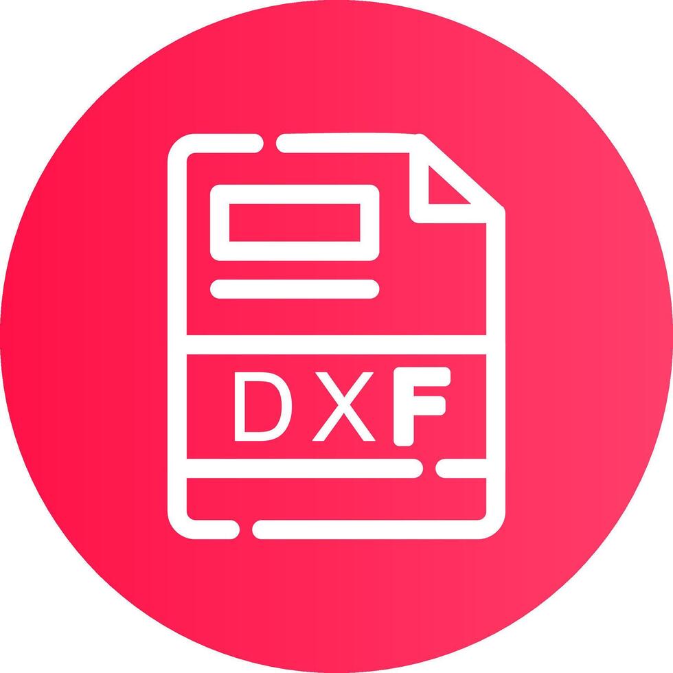 dxf kreativ ikon design vektor