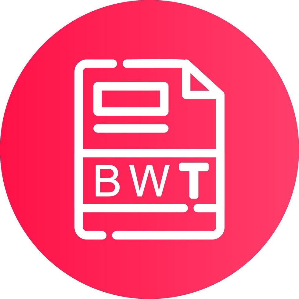 bwt kreativ ikon design vektor