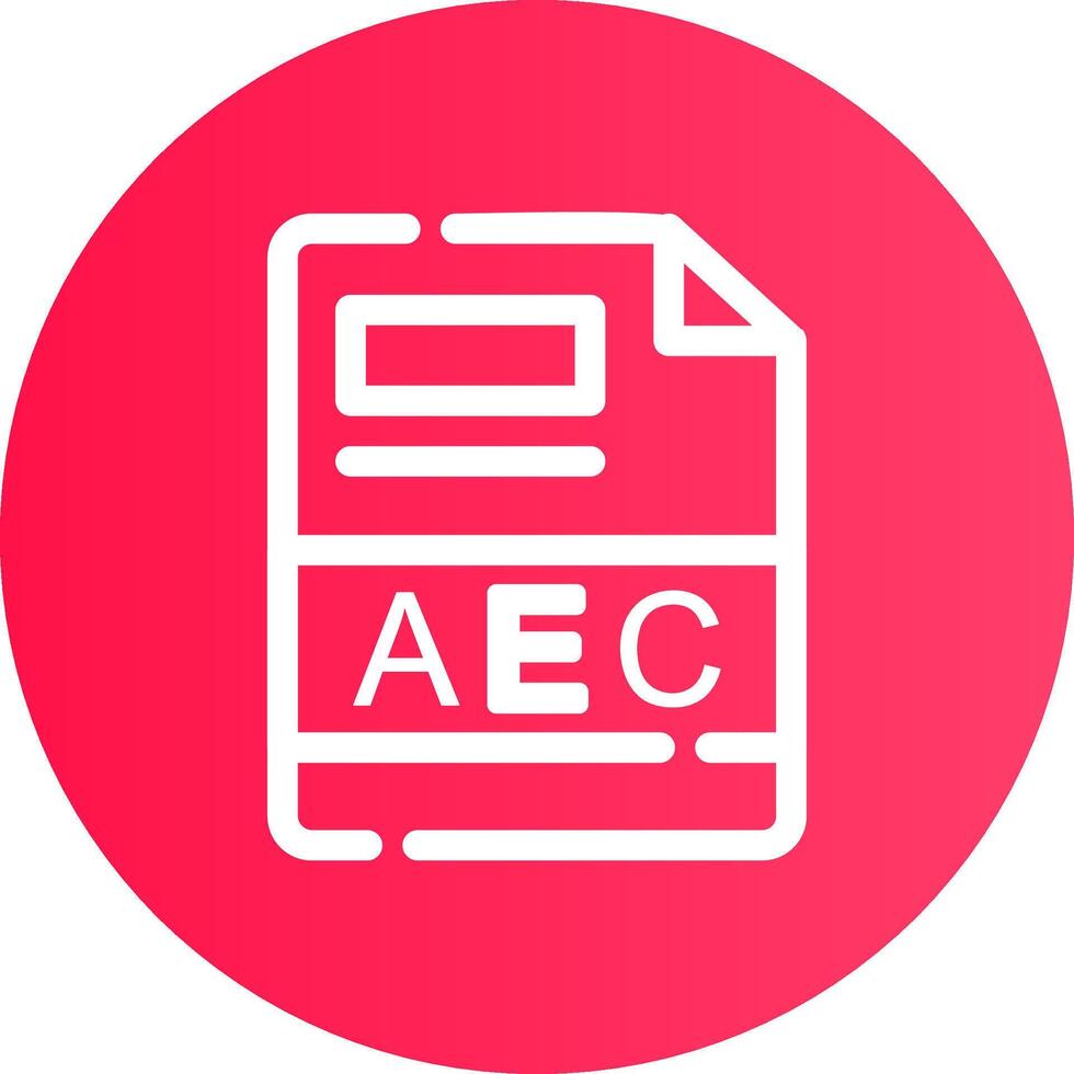 aec kreativ Symbol Design vektor