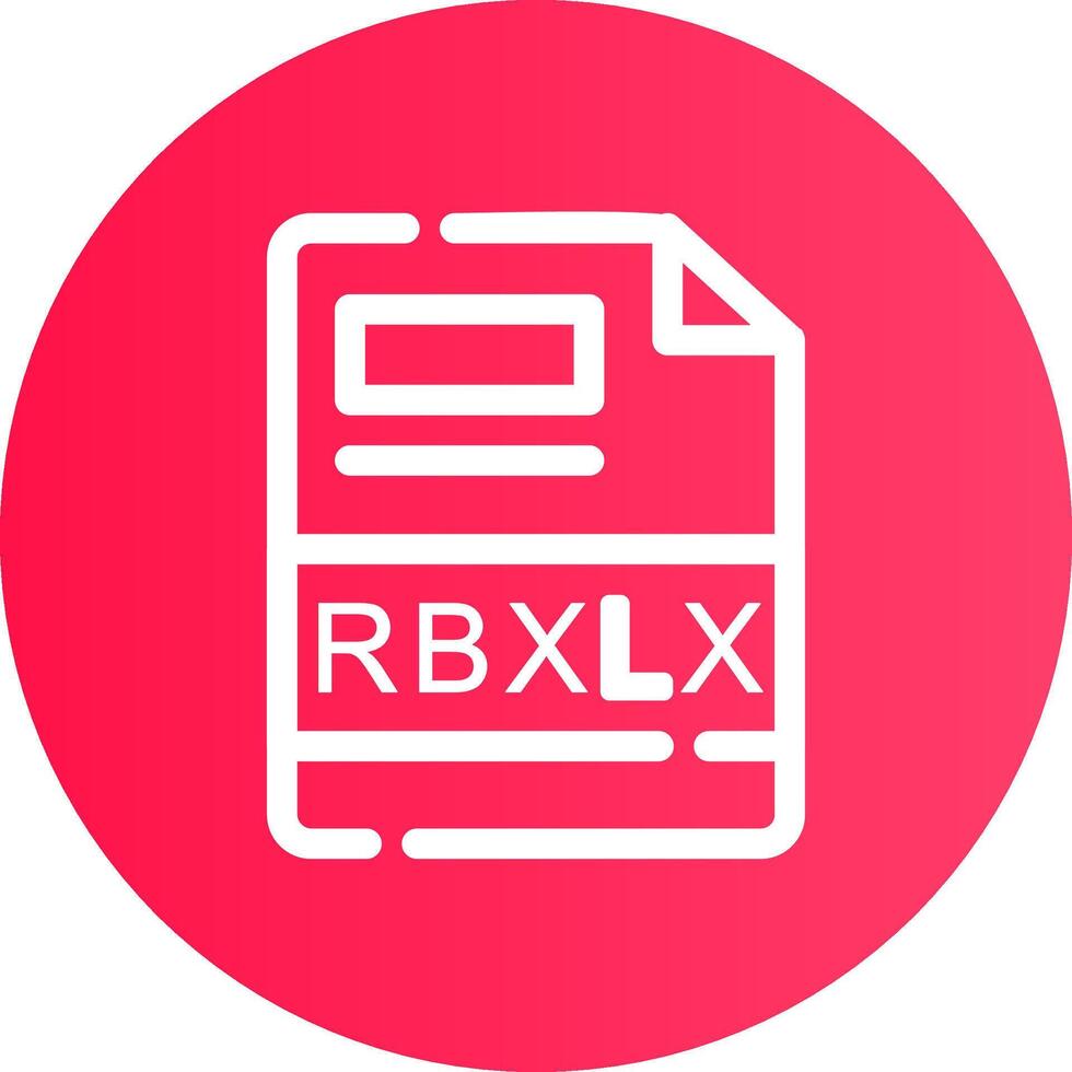 rbxlx kreativ Symbol Design vektor