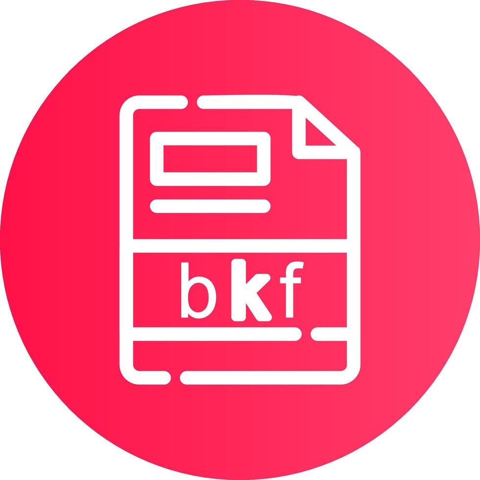 bkf kreativ Symbol Design vektor