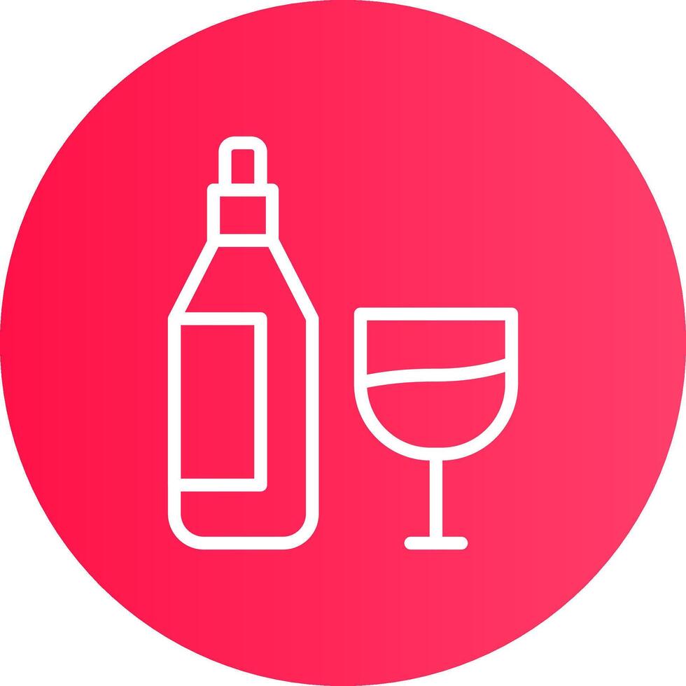 Wein kreatives Icon-Design vektor