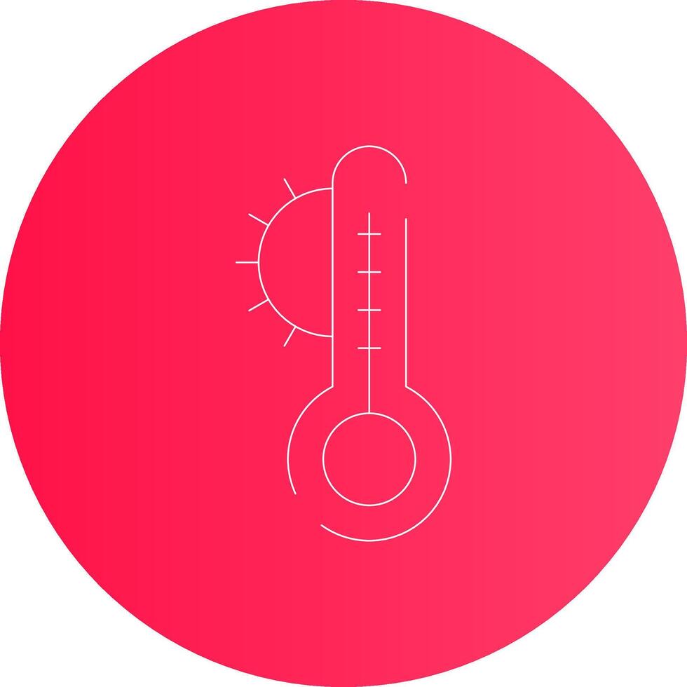 Temperatur kreatives Icon-Design vektor