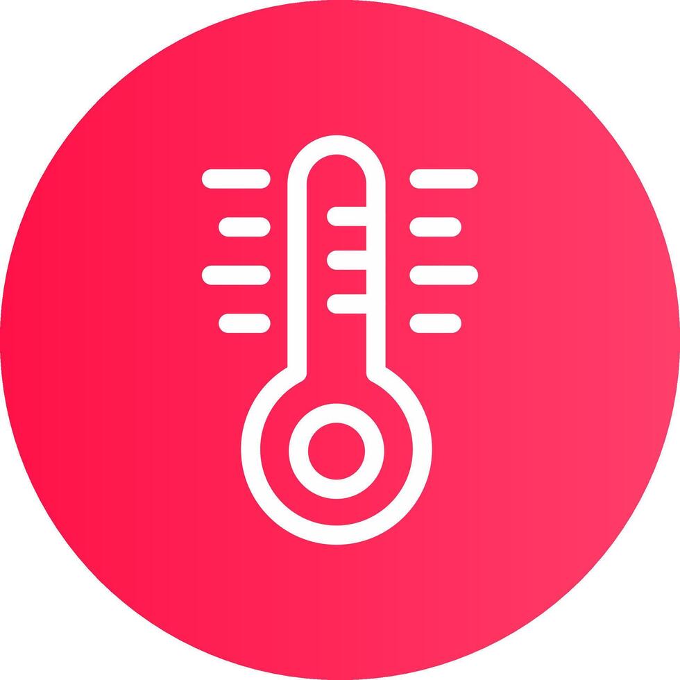 Thermometer kreatives Icon-Design vektor