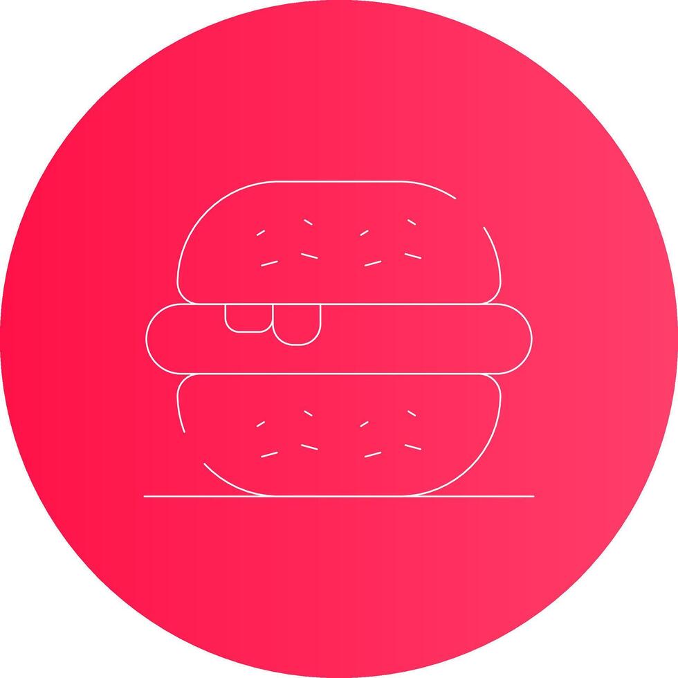 Burger kreativ Symbol Design vektor