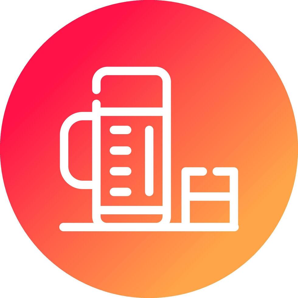 Thermos kreatives Icon-Design vektor