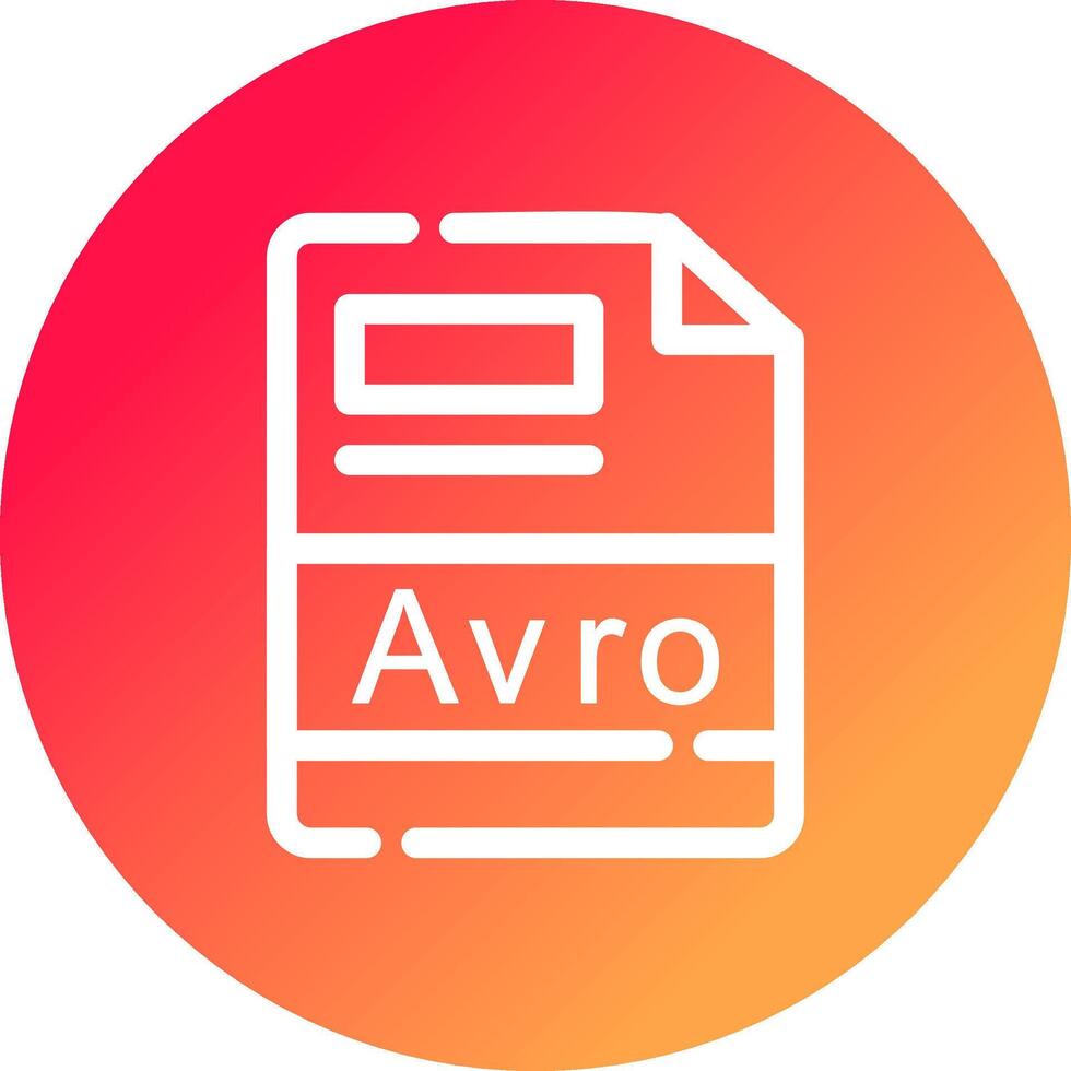 Avro kreativ Symbol Design vektor