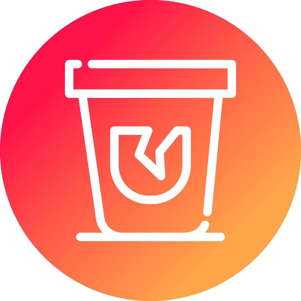 Trash-kreatives Icon-Design vektor