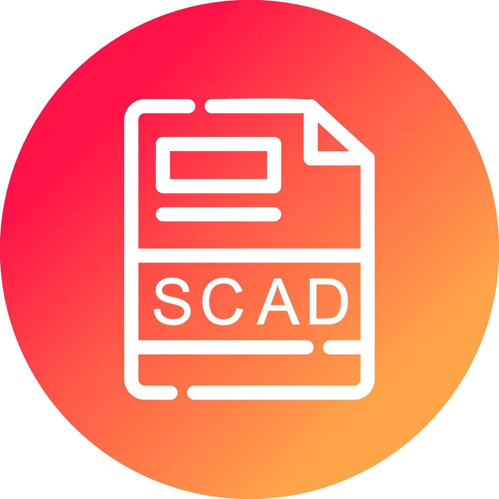 scad kreativ Symbol Design vektor