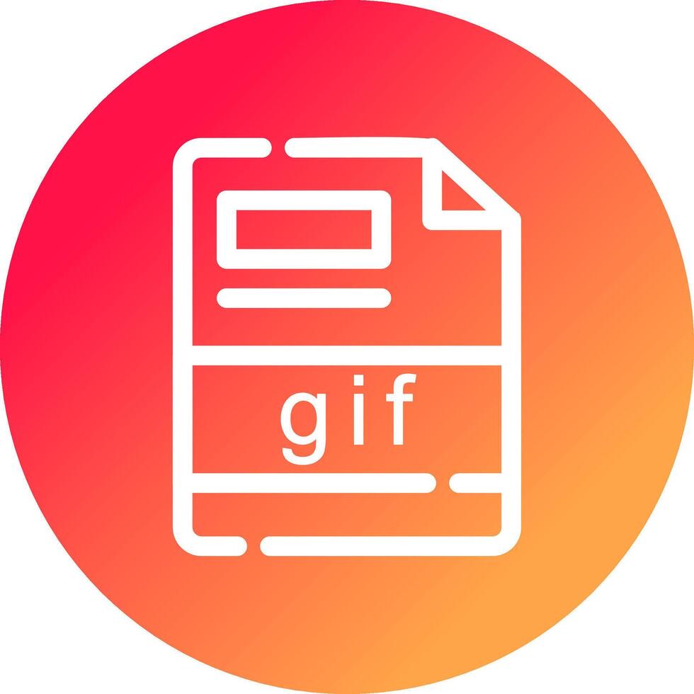 gif kreativ Symbol Design vektor