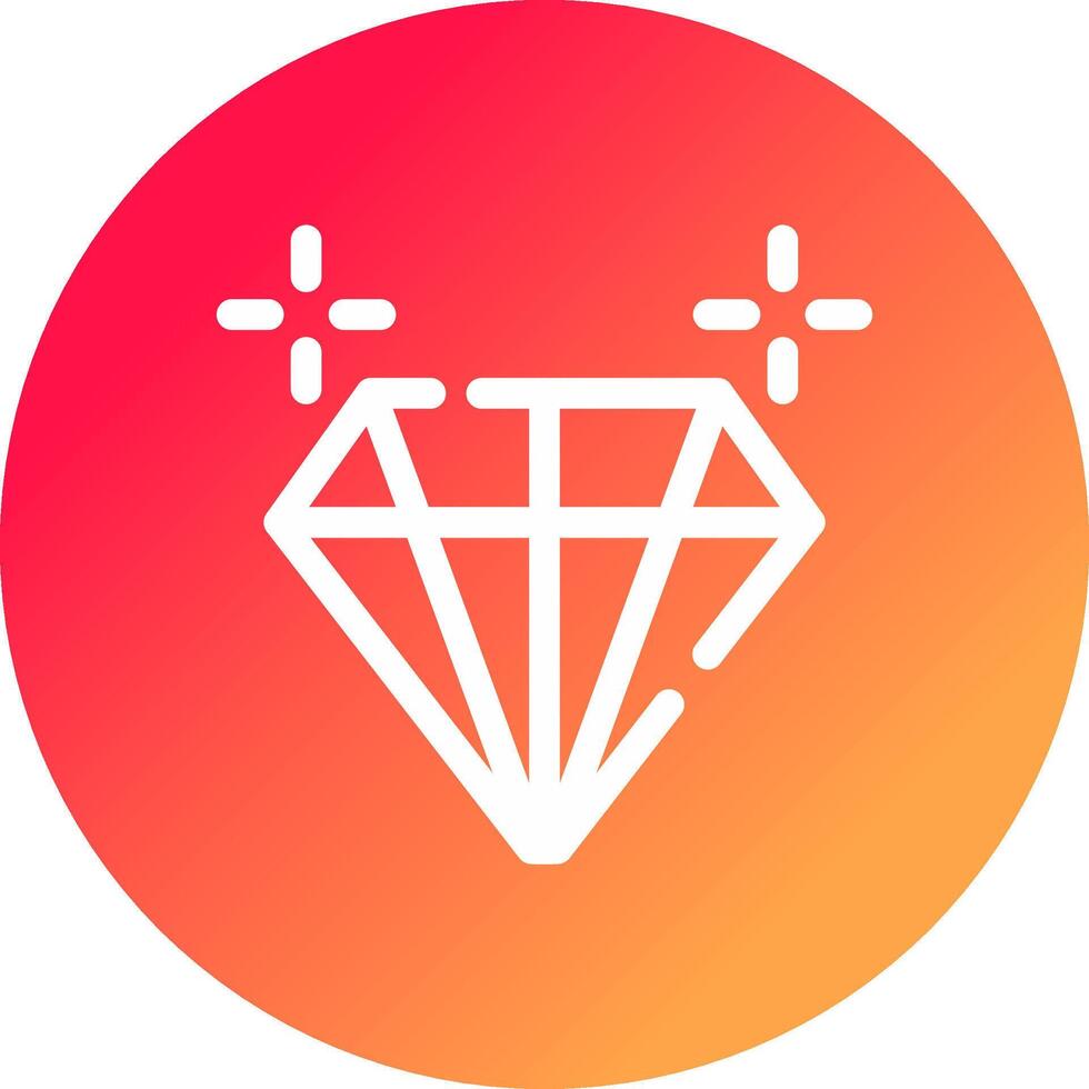 Diamant kreatives Icon-Design vektor