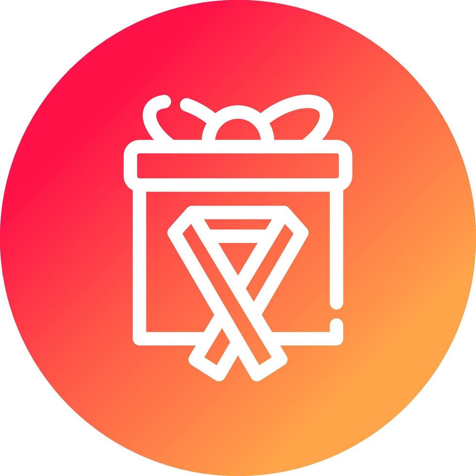 Geschenk kreatives Icon-Design vektor