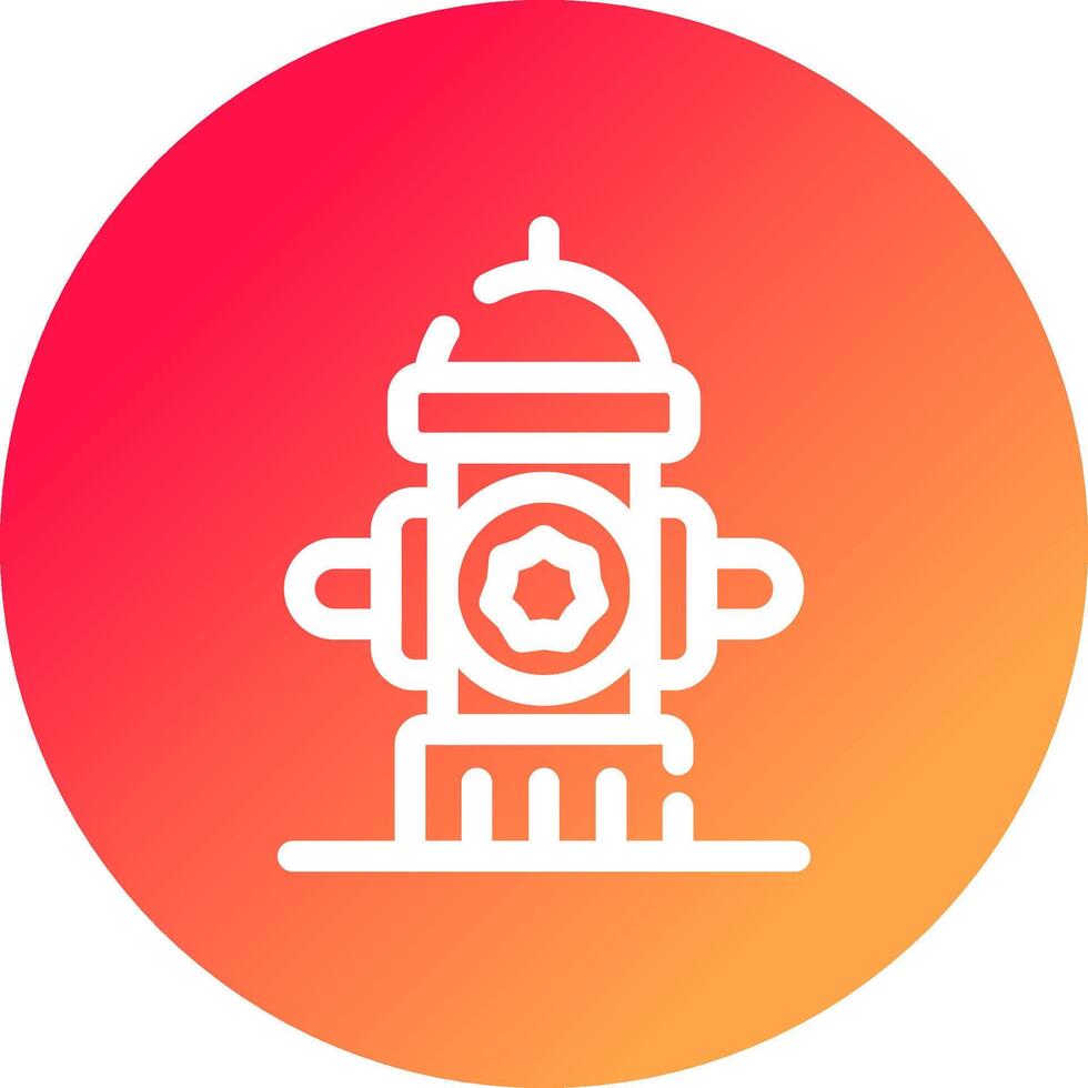 Hydrant kreatives Icon-Design vektor