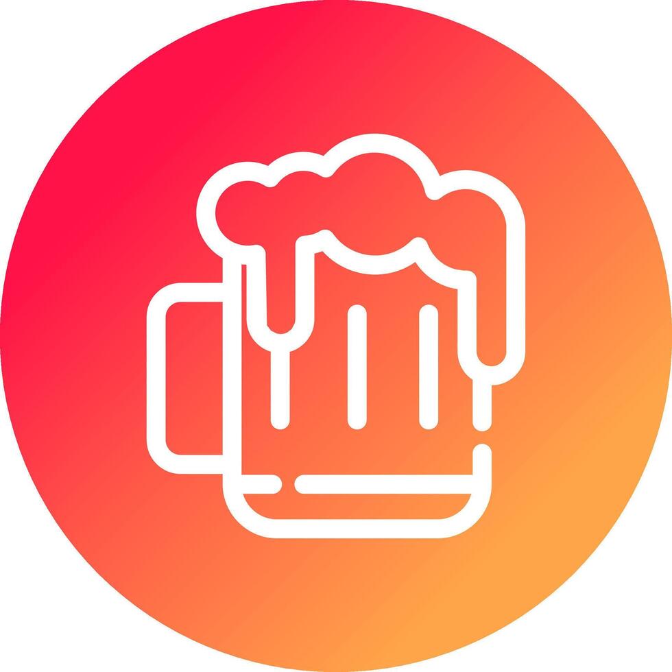 Bier kreatives Icon-Design vektor