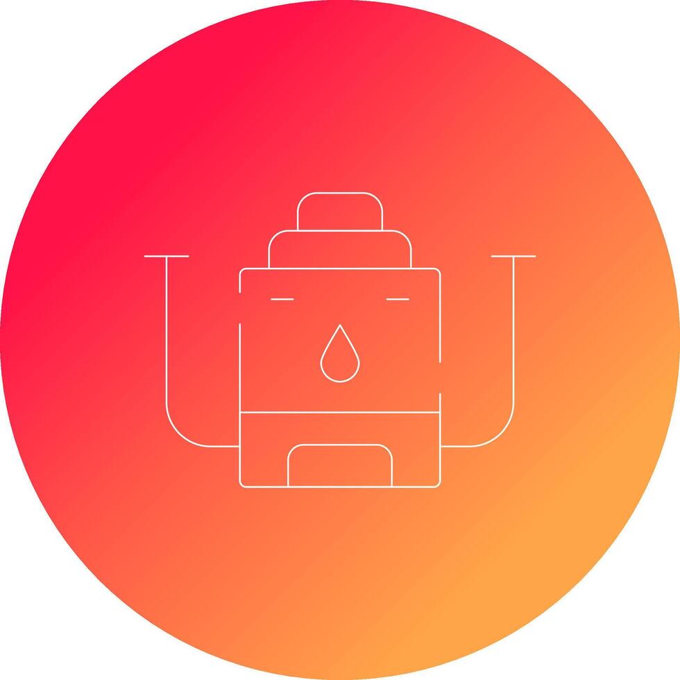 Wasserkocher kreatives Icon-Design vektor