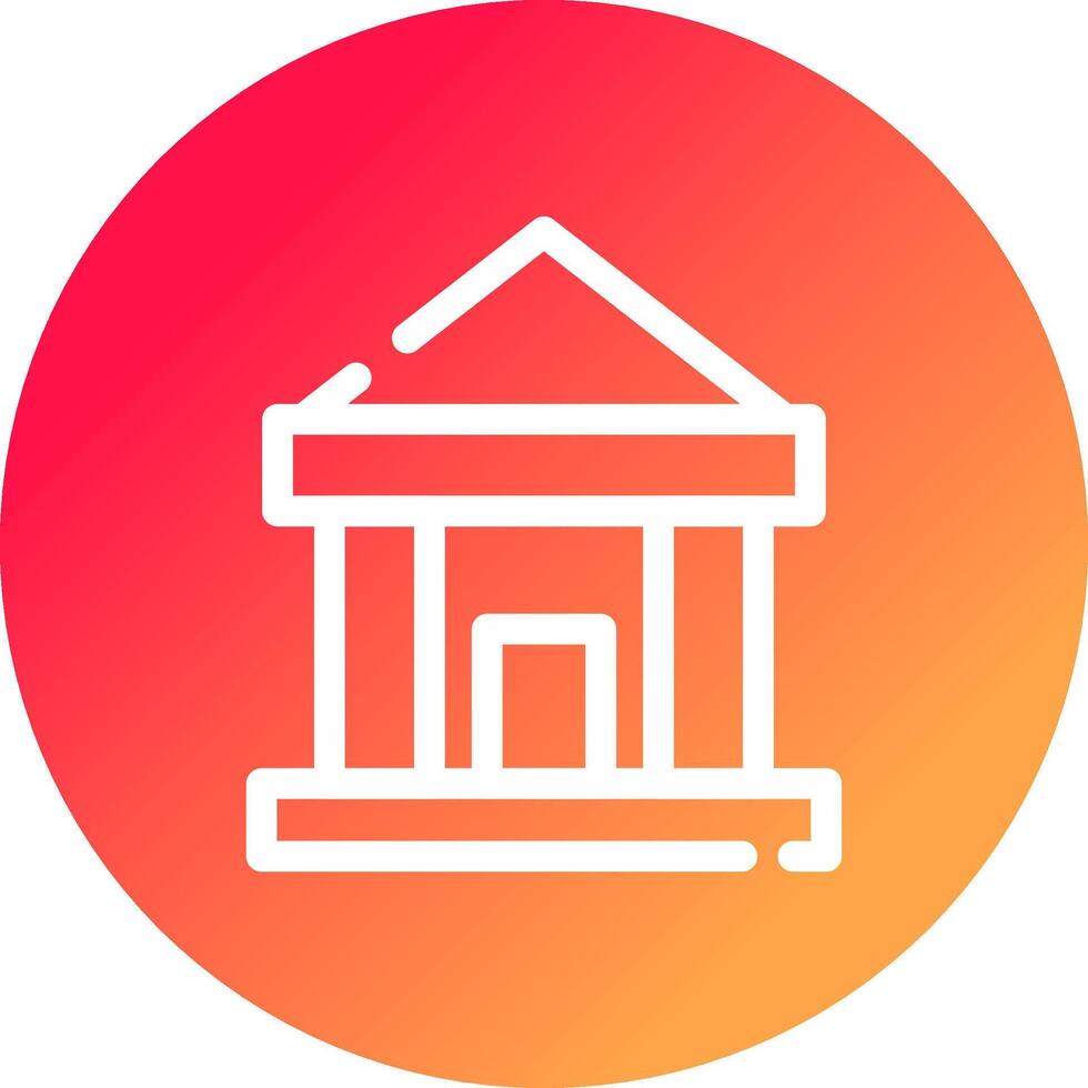 Bank kreatives Icon-Design vektor