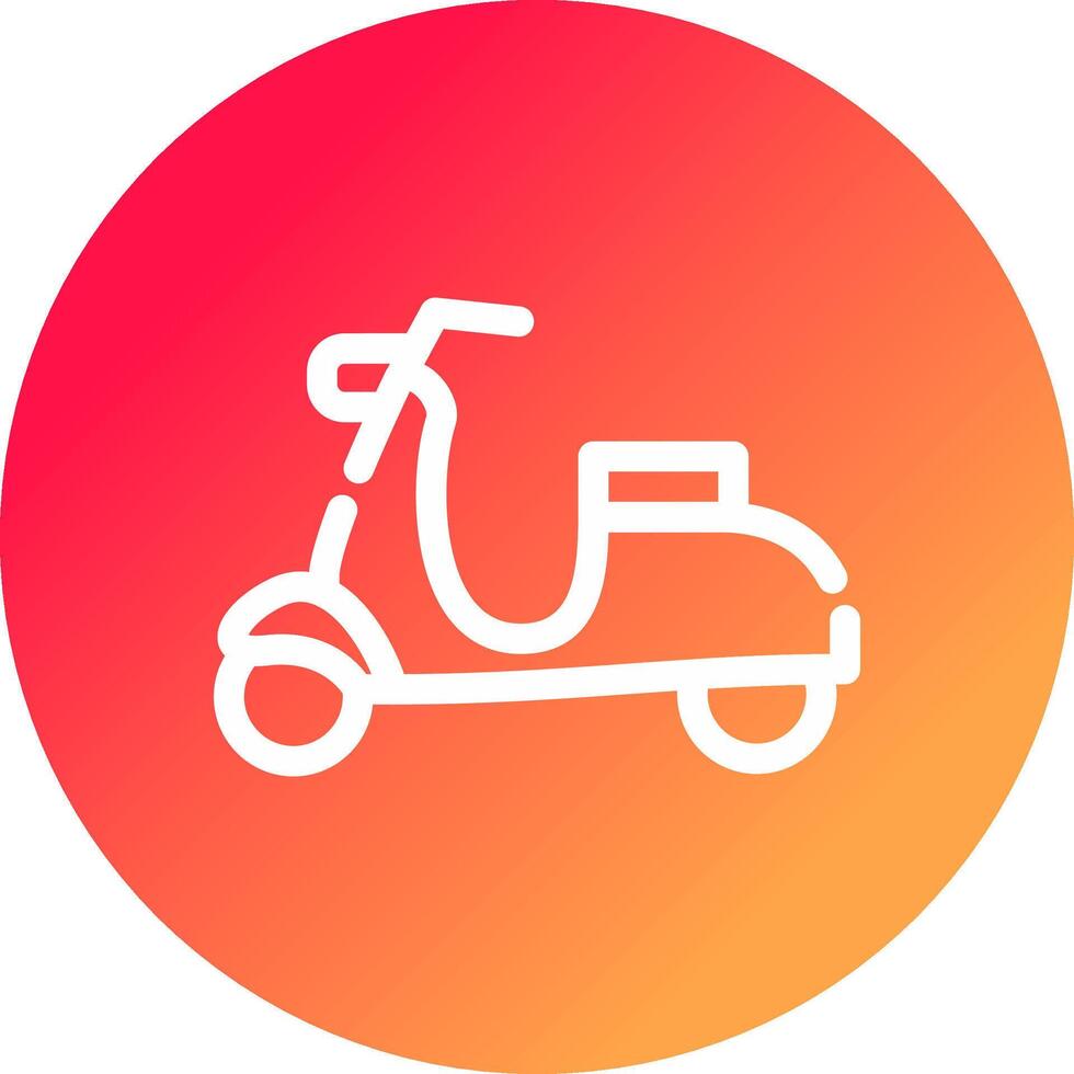 Scooter kreatives Icon-Design vektor