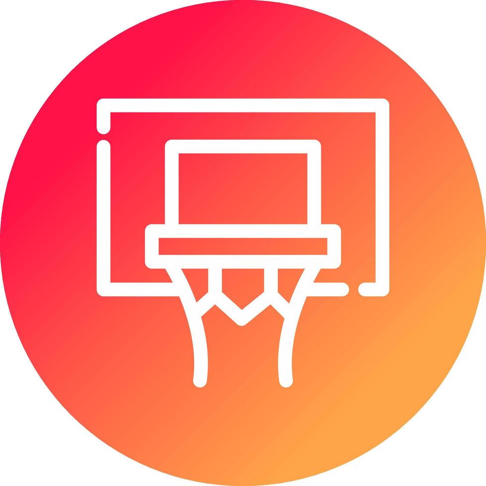 Basketball kreatives Icon-Design vektor