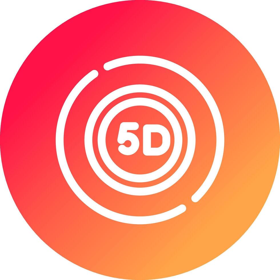 5d Daten Lager kreativ Symbol Design vektor