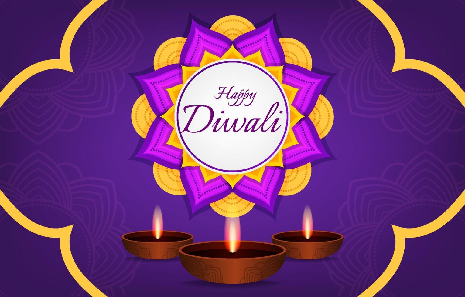 diwali festlighet bakgrund vektor