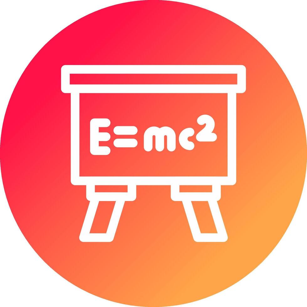 Relativitätstheorie kreatives Icon-Design vektor