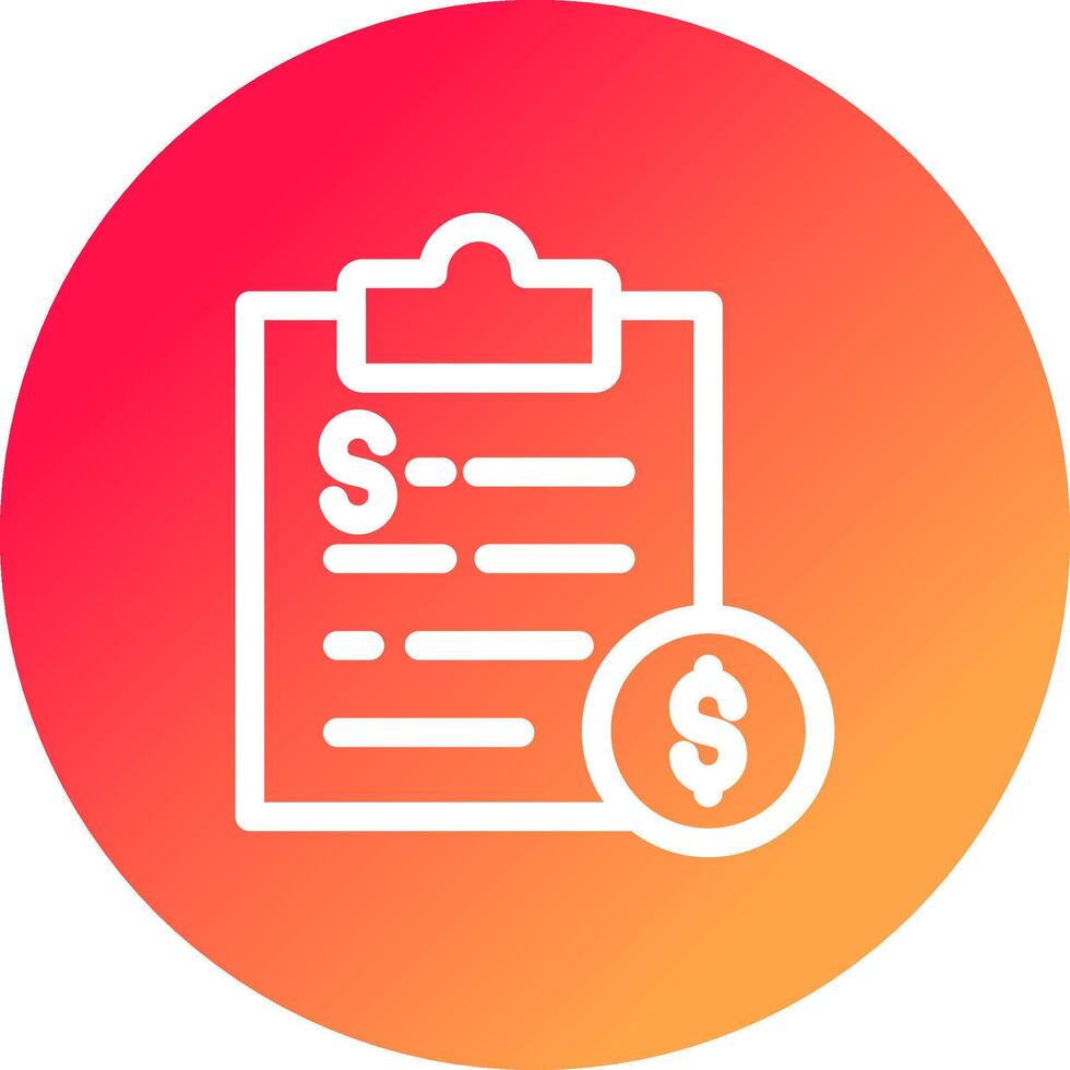 Budget kreatives Icon-Design vektor