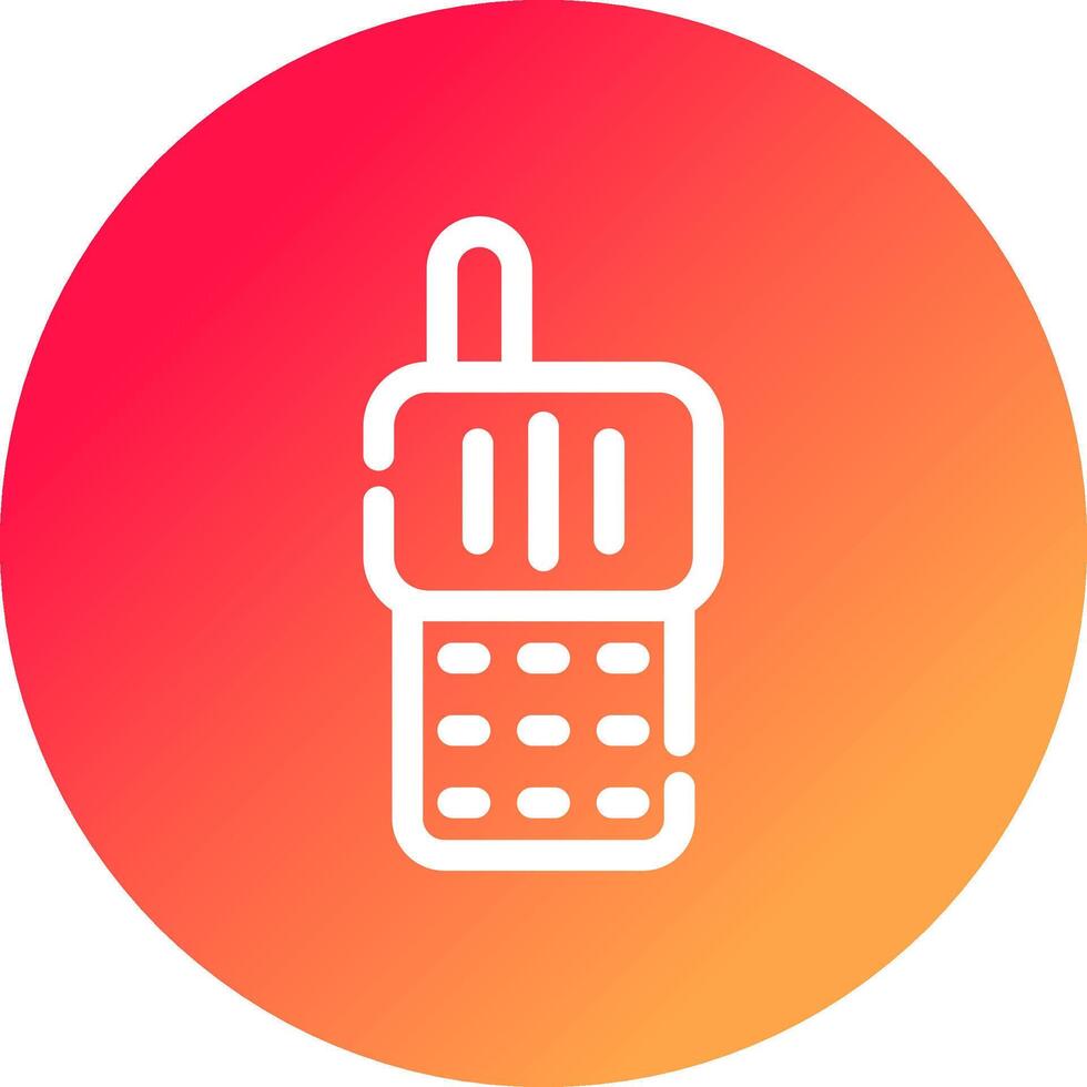 Walkie-Talkies kreatives Icon-Design vektor