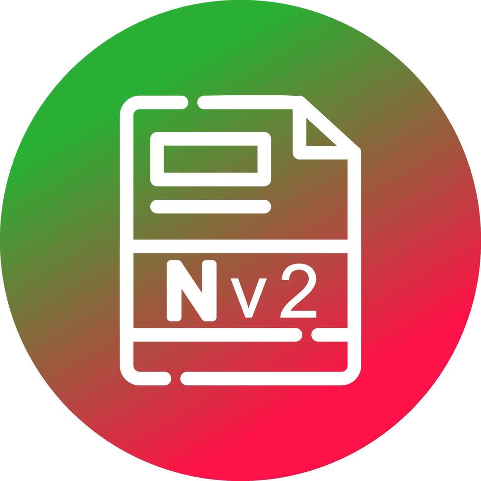 nv2 kreativ Symbol Design vektor